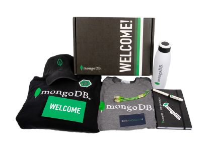MongoDB kit with die cut sticker