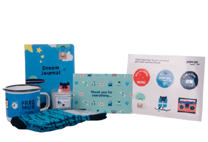 Amazon Prime Day kit with sticker sheet